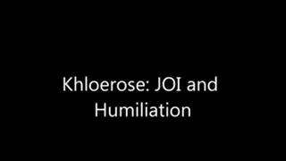 JOI and Humiliation