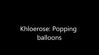 Balloon popping with ass!