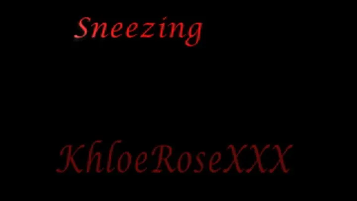 Sneezing