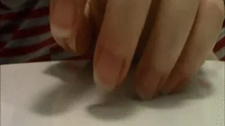 Clipping my fingernails