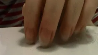 Clipping my fingernails