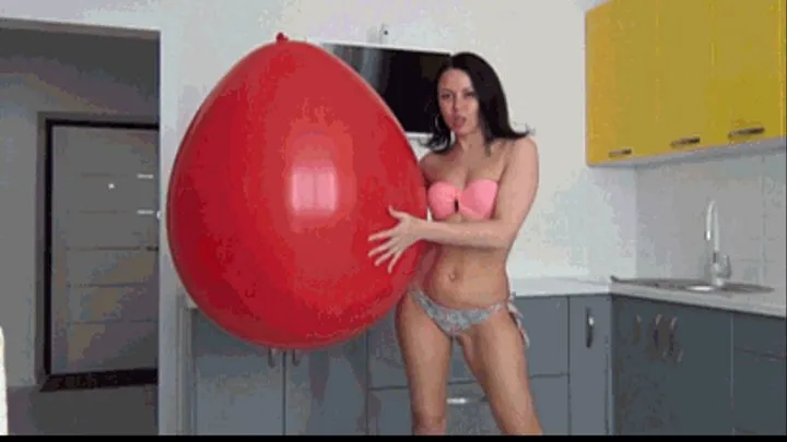 Angry Lory burst a huge inflatable balloon II