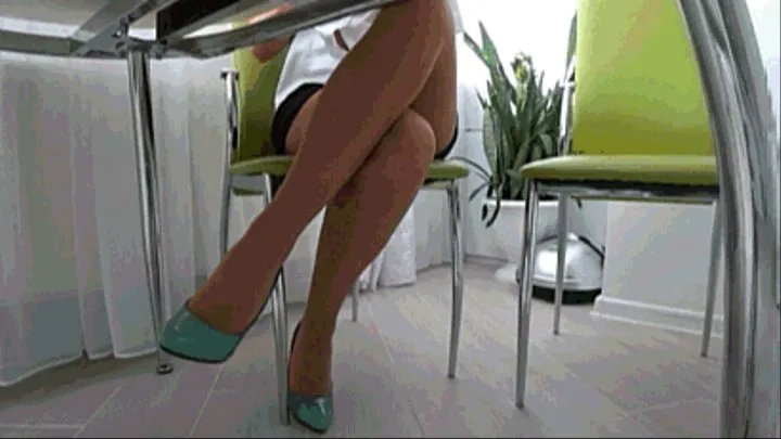 Masturbation under the table while working II