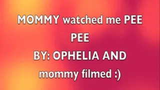 STEP-MOMMY watched me PEE PEE