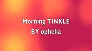 Morning tinkle