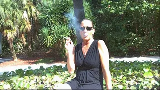 Smoking High Heels Bare Feet