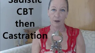 Sadistic CBT and Castration