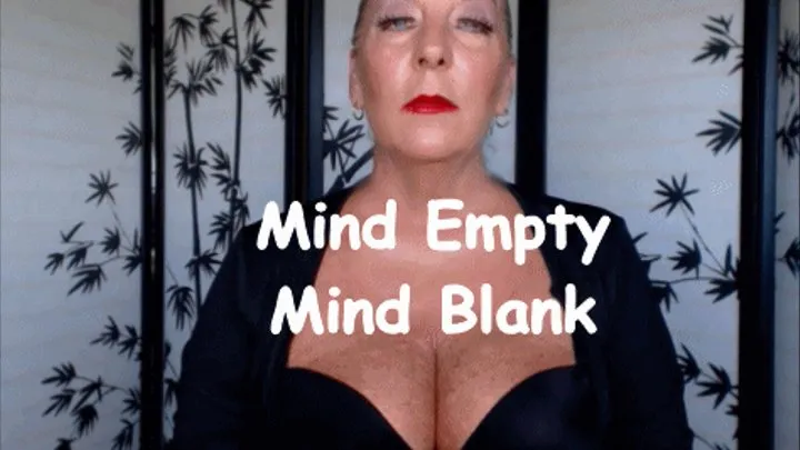 Mesmerize Mind Empty Mind Blank