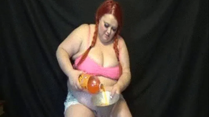 SexySignatureBBW Weight Gain Challenge: Week 2 (Orange Soda Funneling!)