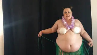 SexySignatureBBW Hawaiian Hula Hoop Girl!