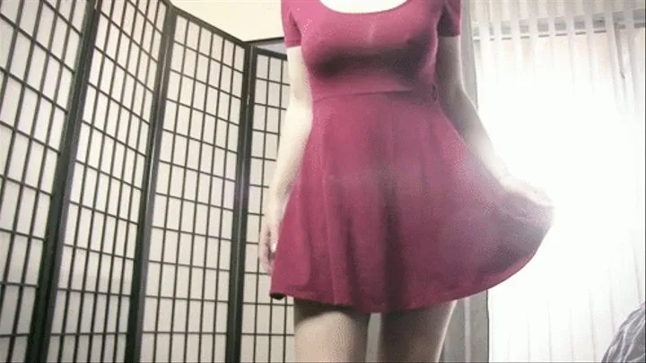 Squats & Booty Shaking in a Dress