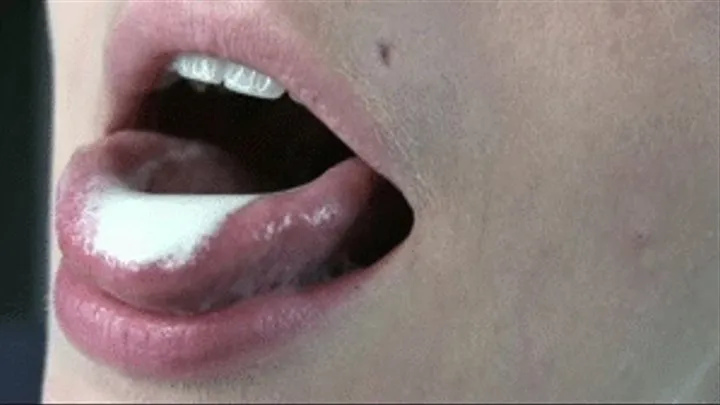 Creamy Tongue and Mouth