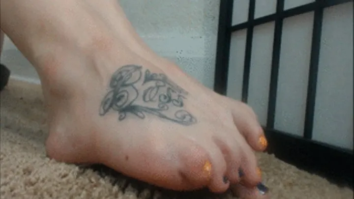 Showing off my Bare Feet