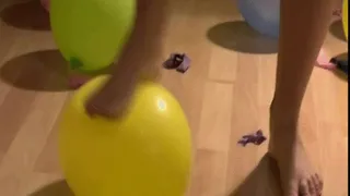 Balloon Foot Fetish