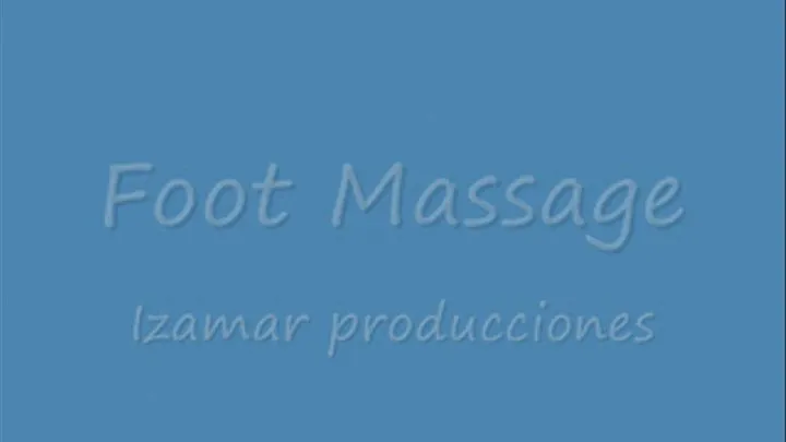 I want a foot massage...........