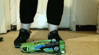 Size 10 feet crush big toy car PT 2 W/SNEAKERS