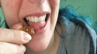 Eating Biting Gummy Bears 2