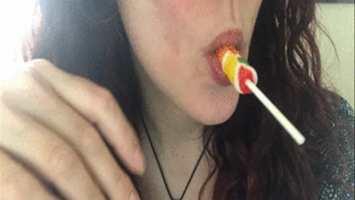 Suck Lollipop hardly