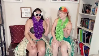 Hula Hot girls humiliate your Hawaiian 5-ZERO - AMI & GIA