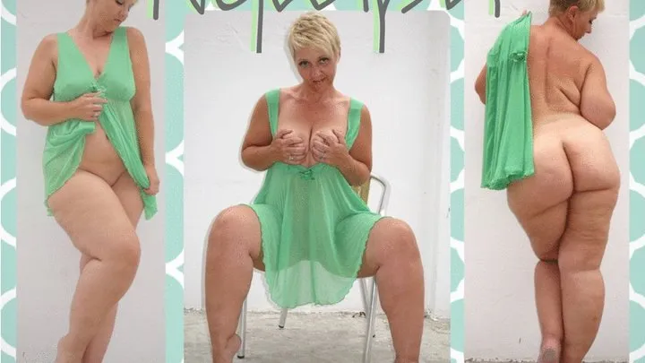 sheer green dress NYMPH booty shake!