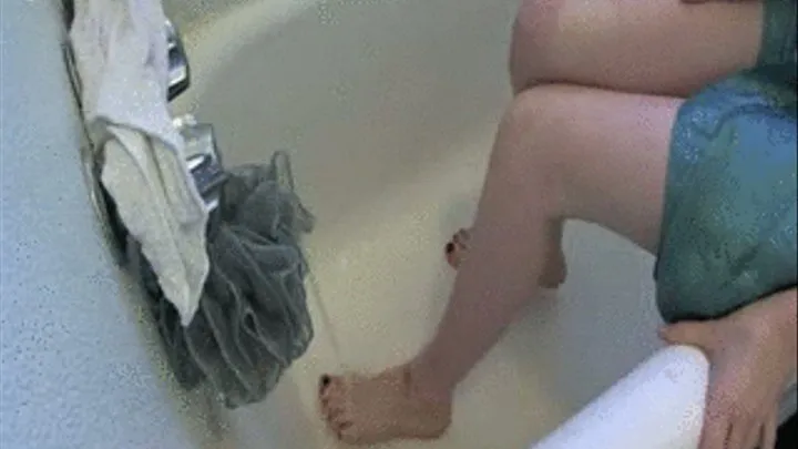 Feet Washing in Tub