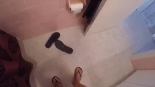 Yellow dress pov TOILET FETISH disaster