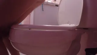 SIde View up and personal Toilet HUMILIATION