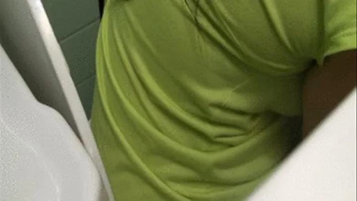 Neon green SHirt Toilet Fetish