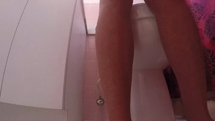 In-between my legs up at my TOILET FETISH