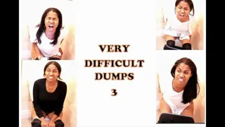Very Difficult Dumps 3 - (pushing, straining, ugly faces) Compilation of 9 toilet clips