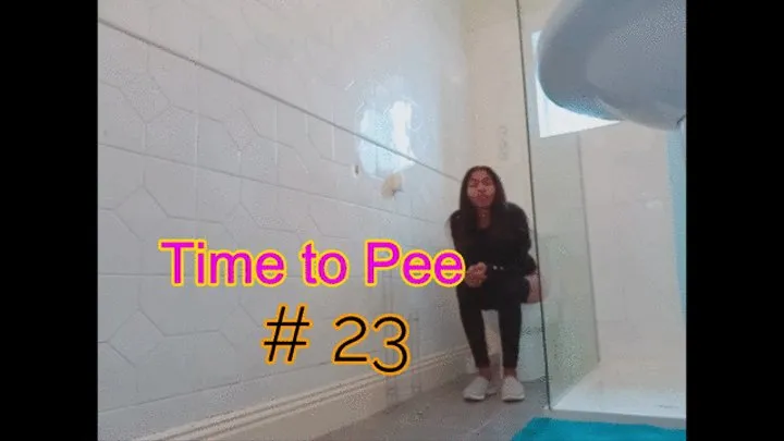 Time to Pee 23 - Compilation of 7 clips including desperation