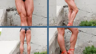 Kalli's Muscular Legs Part 1