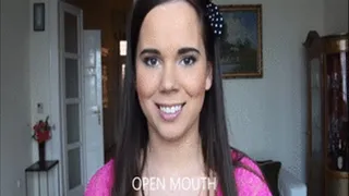 OPEN MOUTH - The just 18 years old Brittney