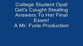 Student Opal Gets Caught Stealing The Answers To Her Finals Test By Professor Furie! 720 X 480