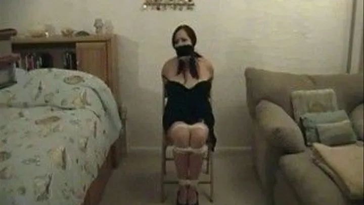 Queen Chair Tied & Gagged For Ransom