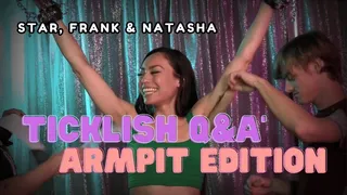 Natasha's Armpit Tickling Q&A: Star and Frank's Teasing Fun