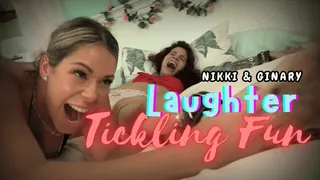 Tickling Frenzy: Ginary and Nikki's Playful Exchange