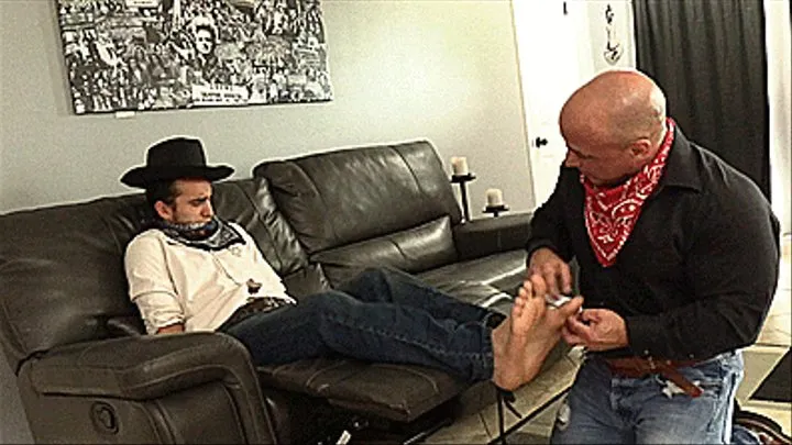 Sheriff Acrosuave Foot Tickle Tormented By Bandit Tony Dinozzo