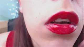 Luscious Red Lips