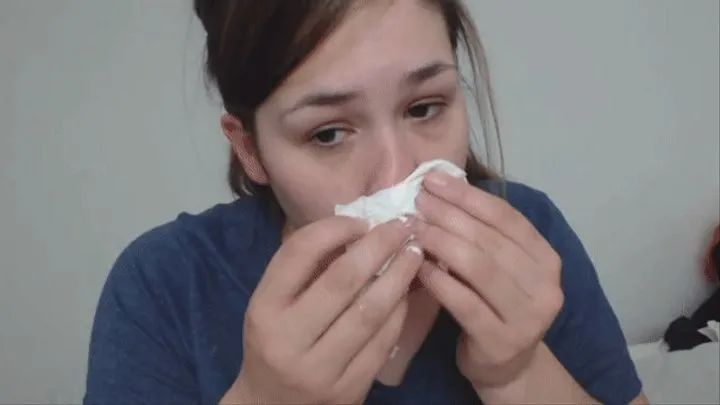 Lana Sick with Cold & Noseblowing / Coughing