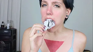 Mouth stuffed with socks and tape gagged AGAIN