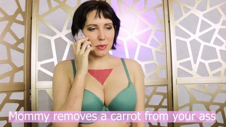 Step Mommy Removes Carrot from Your Ass