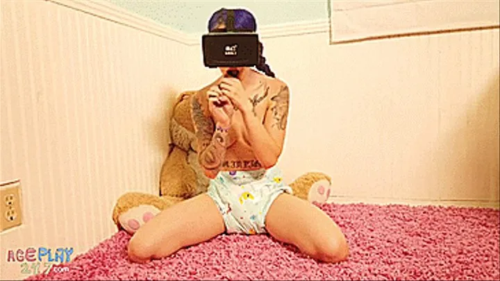 playing vr games and peeing diapers