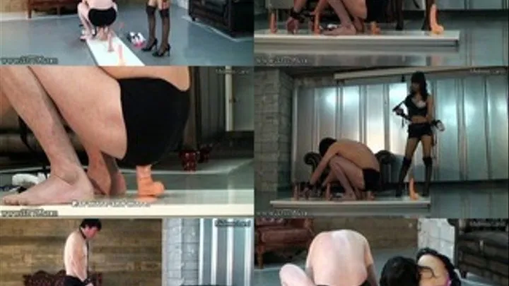 Slave's Buttfucked on Expanding Dildos - Part 3 (Faster Download)