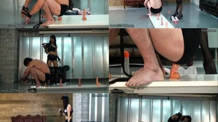 Slave's Buttfucked on Expanding Dildos - Part 2