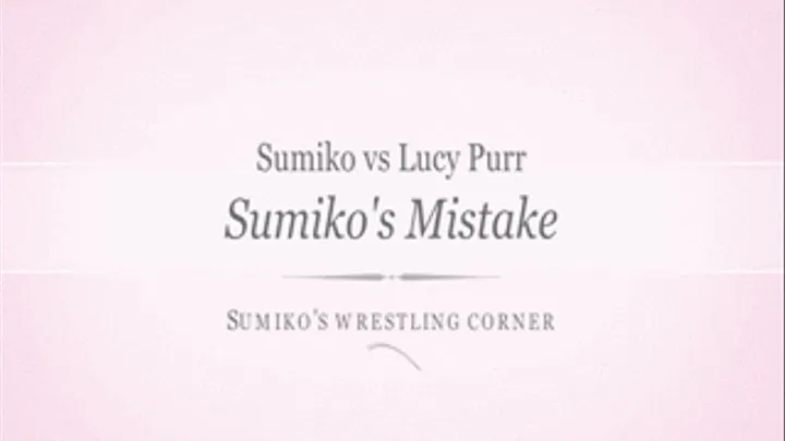 Sumiko's Mistake