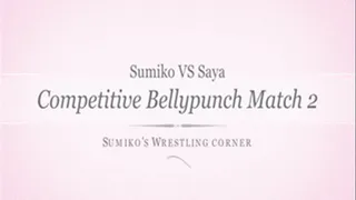 Sumiko vs Saya Bellypunch Rematch