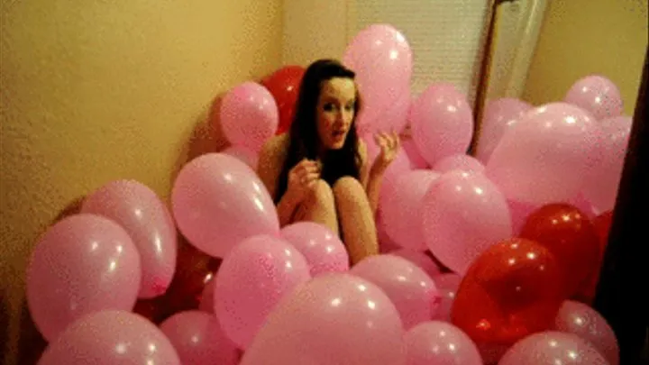 She pops all her balloons