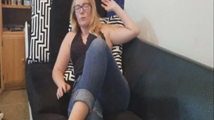 Dollar Tree BREE: Nerd in Glasses FOOT MASSAGE & WORSHIP