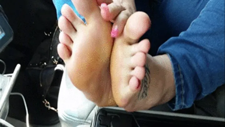 Cam girl Whitney Marie Shows Off Her Sexy Soles w/ Self Toe Suck